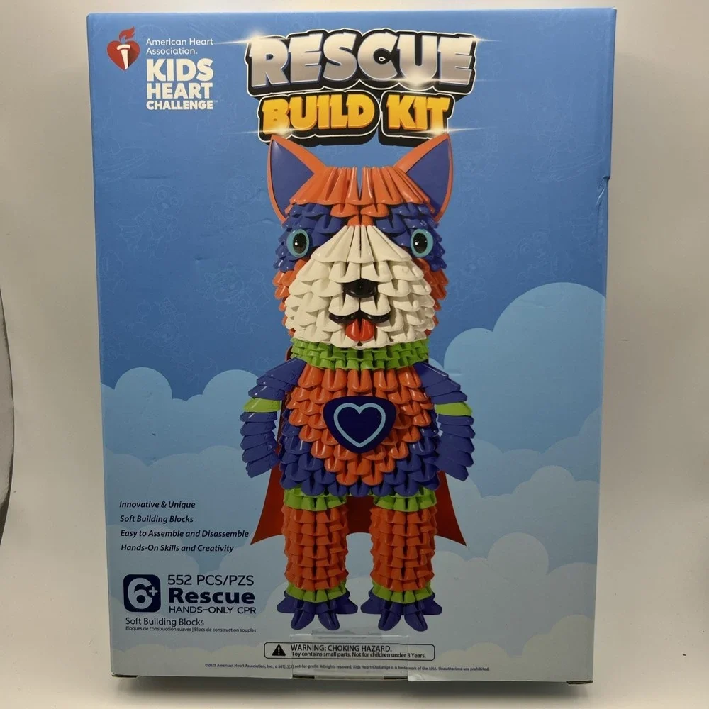 American Heart Association Kids Heart Challenge Rescue Build Kit